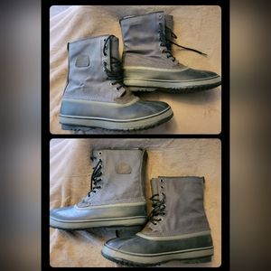 Sorel Mens 1964 Premium T Cvs Boots NM 1560-048 Black Gray Size 12 US